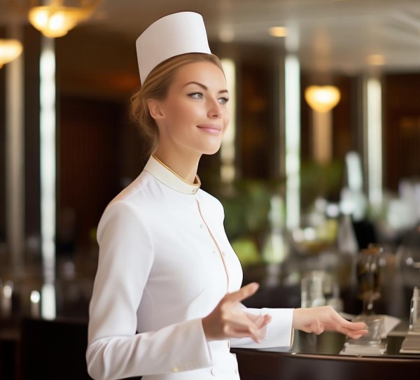 酒店服务员，服务中的关键角色