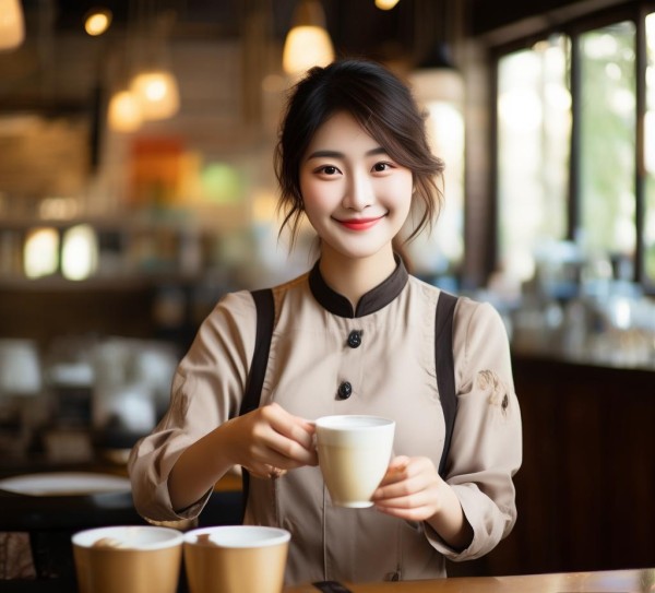 宁海一点点奶茶服务员，品质与关怀的结合